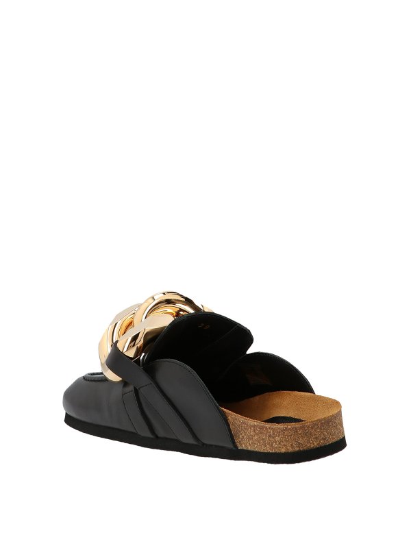 J.W. ANDERSON: mules shoes online - Maxi chain mules