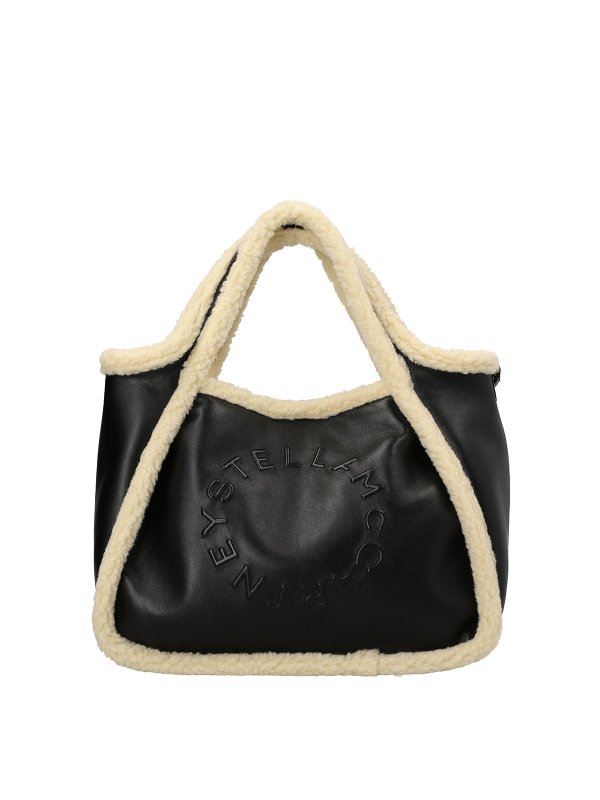 STELLA McCARTNEY: totes bags - Fur Free Fur and Alter Mat tote