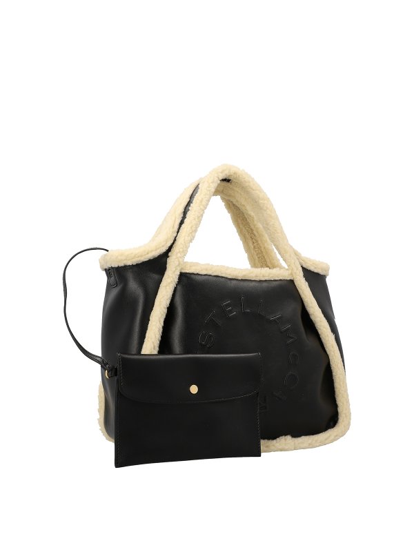 STELLA McCARTNEY: totes bags online - Fur Free Fur and Alter Mat tote