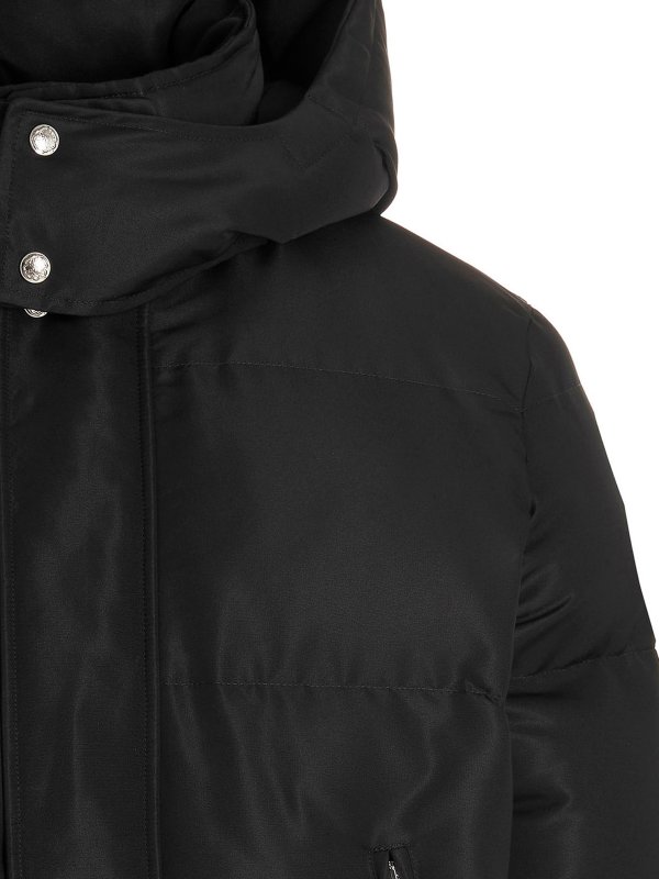 Printed hooded down jacket shop online: ALEXANDER MCQUEEN