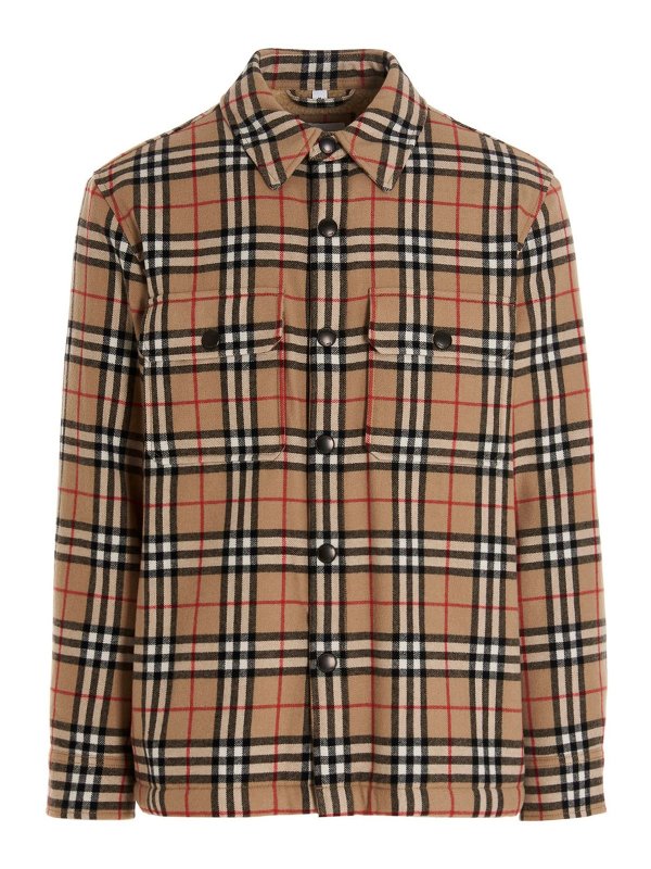 BURBERRY: shirts - Calmore overshirt