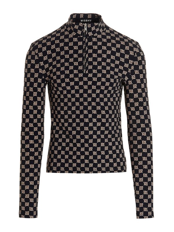 MISBHV: t-shirt - Maglia monogramma