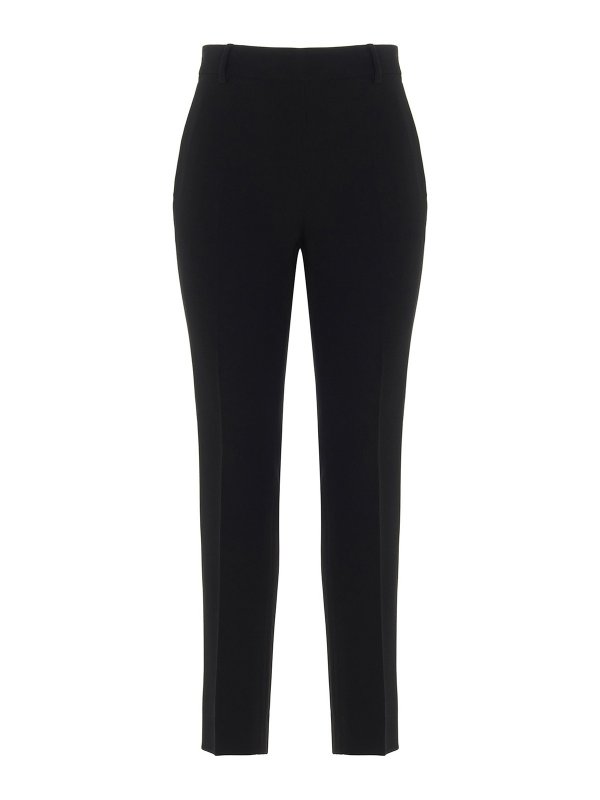 ALBERTO BIANI: カジュアルトラウザー - カジュアルパンツ - 黒