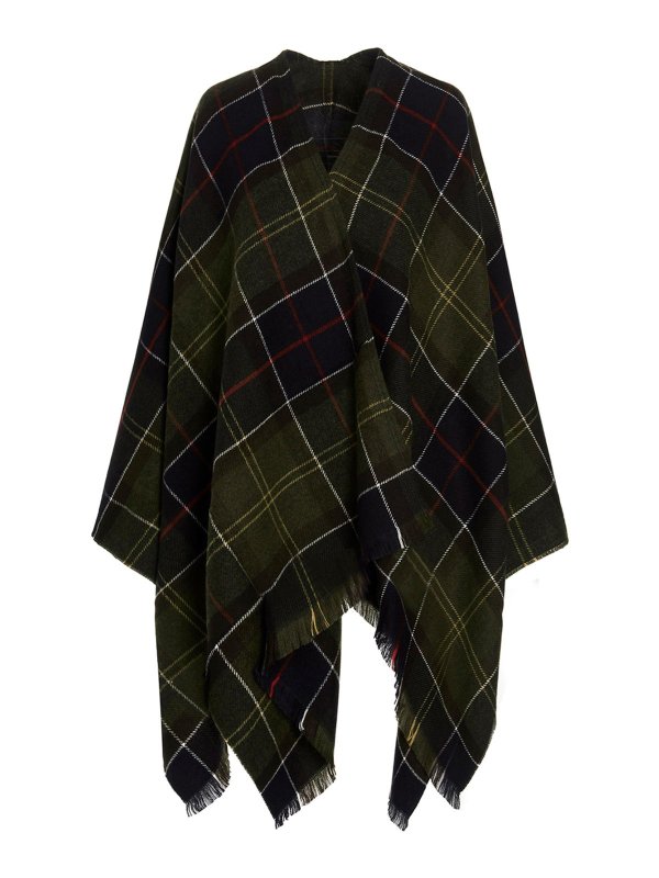 BARBOUR: Capes &  Ponchos - Tartan staffin cape