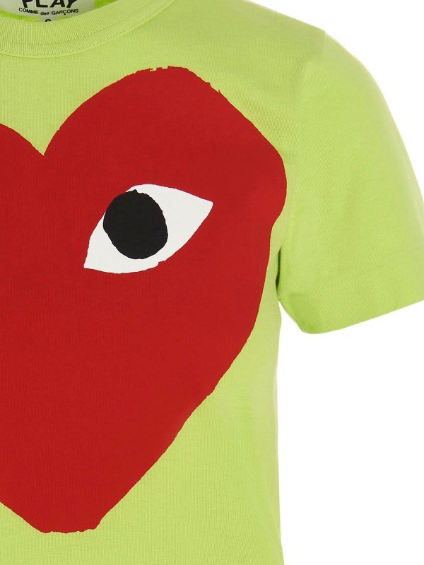 iKRIX Comme des Garçons Play: T-shirts - T-Shirt - Grün