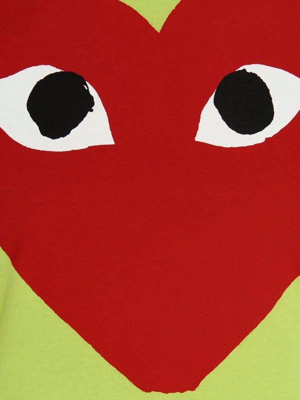 T-Shirt - Grün shop online: Comme des Garçons Play