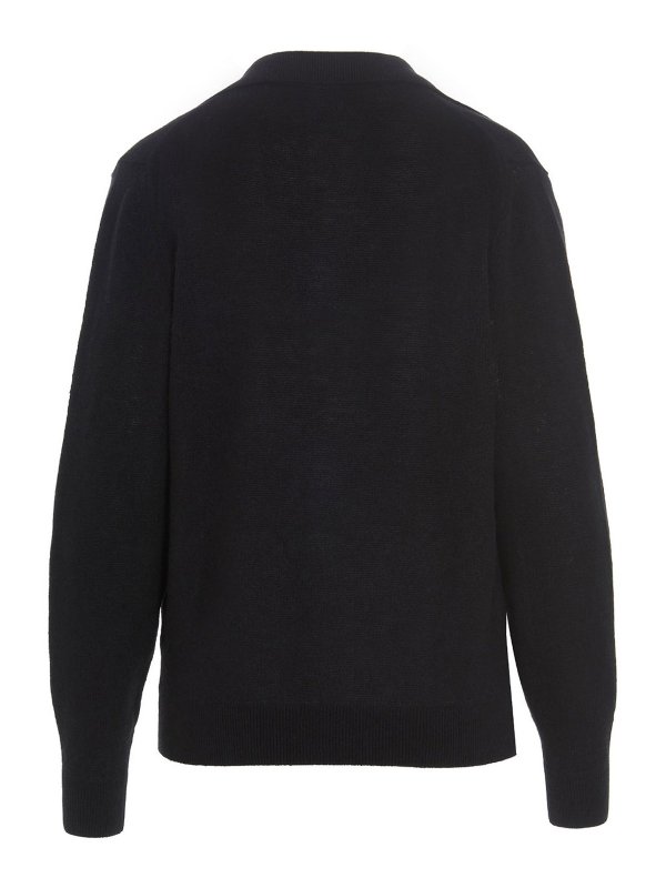 KHAITE: Strickpullover mit V-Ausschnitt online - V-Pullover - Schwarz