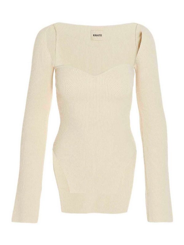 KHAITE: blouses - Maddy bustier top