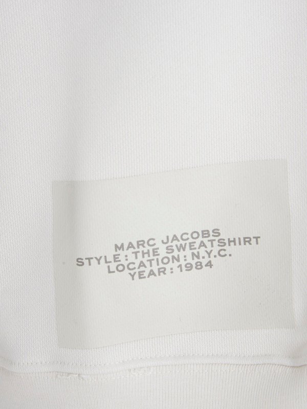 Sweatshirt - Weiß shop online: MARC JACOBS