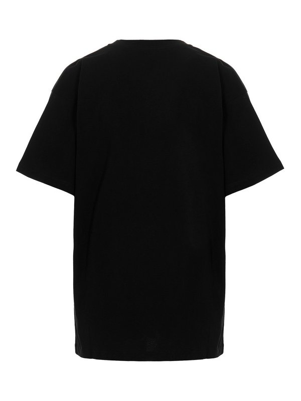 MOSCHINO: t-shirt online - T-shirt Double Question Mark