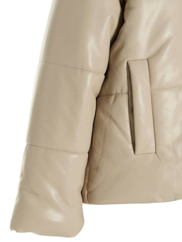 Hide down jacket shop online: NANUSHKA