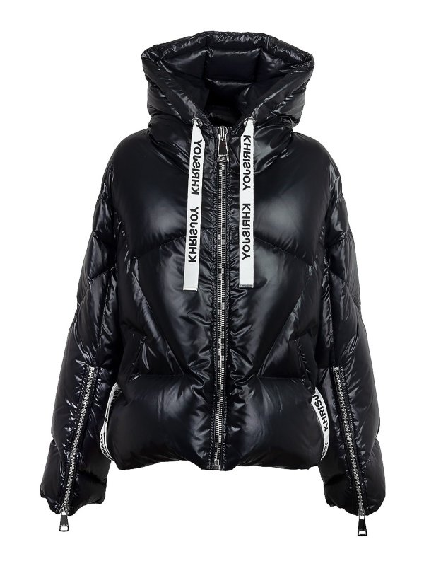 KHRISJOY: padded jackets - Branded puffer jacket
