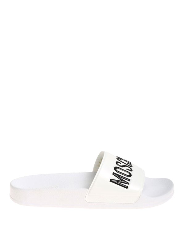 MOSCHINO: flip flops - Rubber slides