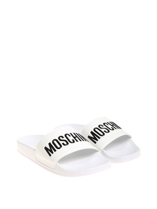 MOSCHINO: flip flops online - Rubber slides