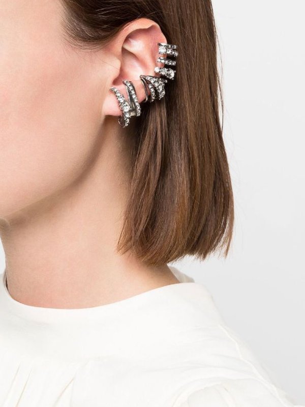 iKRIX ALEXANDER MCQUEEN: イヤリング - イヤリング - 銀