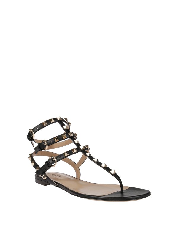 VALENTINO GARAVANI: sandali online - Sandali infradito in pelle