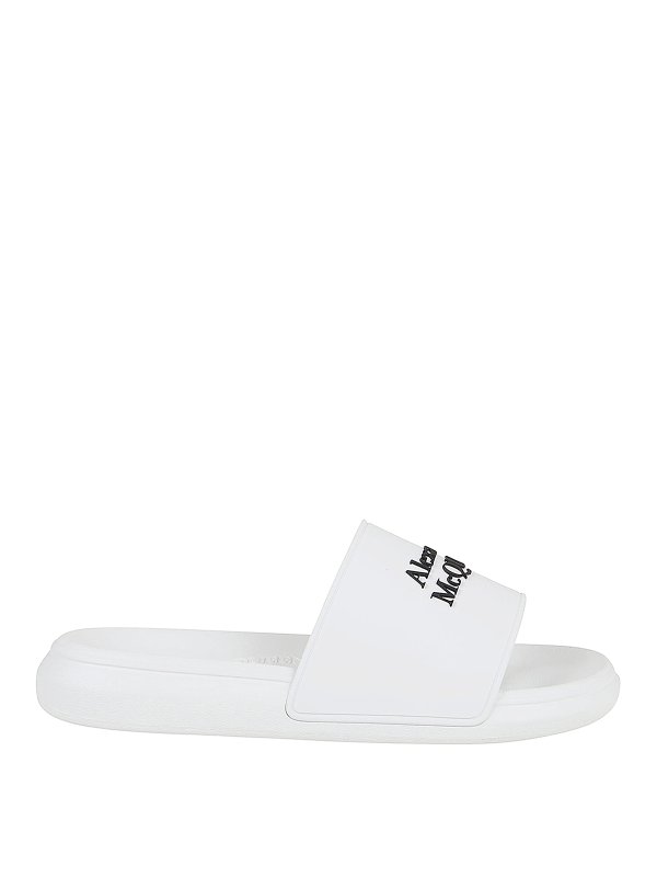 ALEXANDER MCQUEEN: sandals - Rubber slides