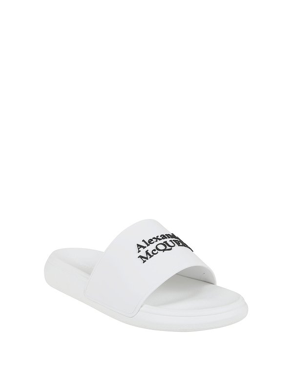 ALEXANDER MCQUEEN: sandals online - Rubber slides