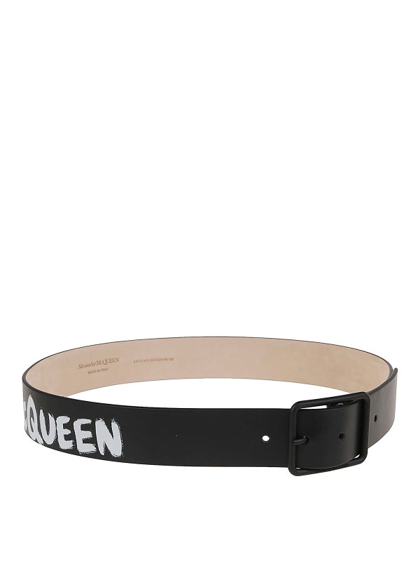 ALEXANDER MCQUEEN: Cinturones online - Cinturón - Negro