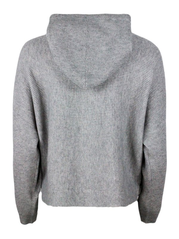 BRUNELLO CUCINELLI: Col roulé & Col polo online - Pull Col Roulé - Gris