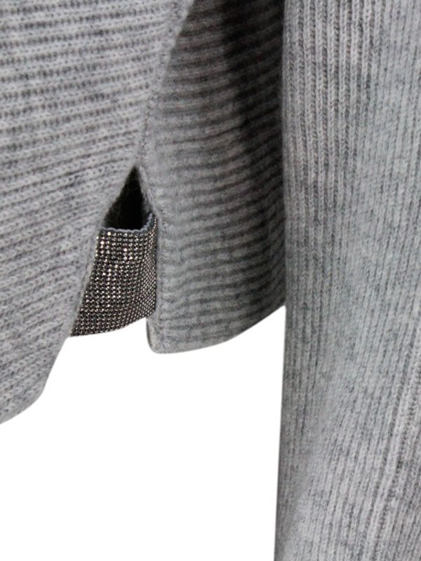 Pull Col Roulé - Gris shop online: BRUNELLO CUCINELLI