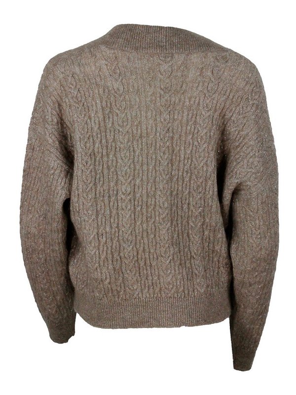 BRUNELLO CUCINELLI: カーディガン online - カーディガン - ブラウン