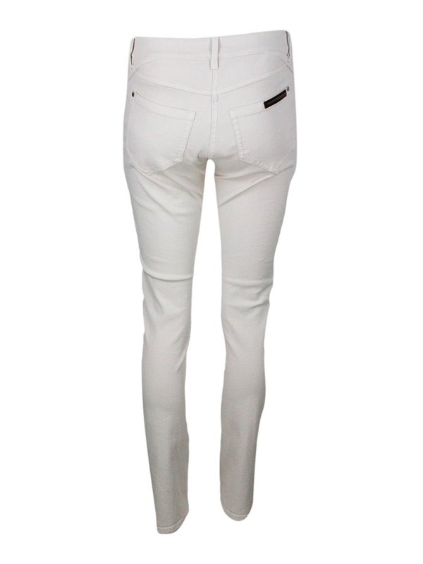 BRUNELLO CUCINELLI: ストレートジーンズ online - ストレートジーンズ - 白