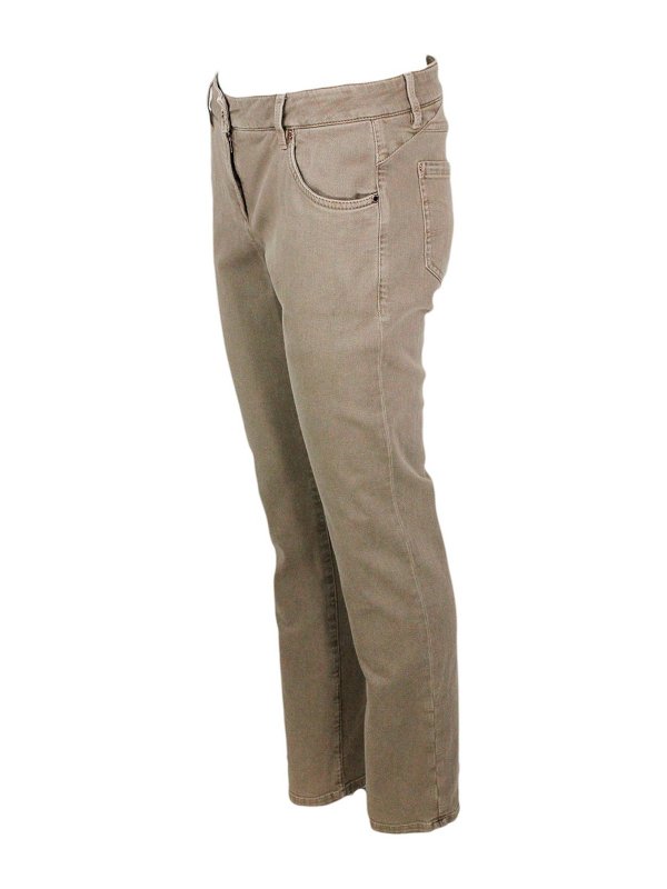 iKRIX BRUNELLO CUCINELLI: Straight Leg Jeans - Straight Leg Jeans - Beige