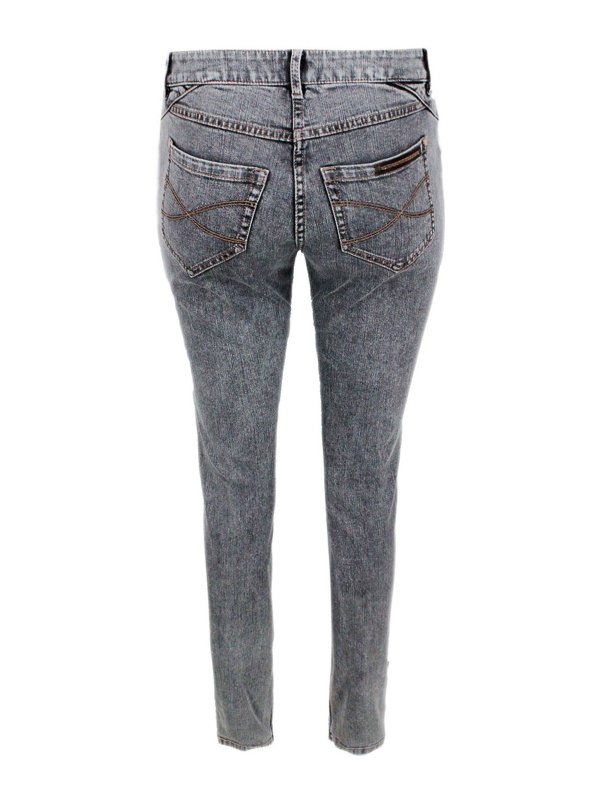 BRUNELLO CUCINELLI: ストレートジーンズ online - ストレートジーンズ - グレー