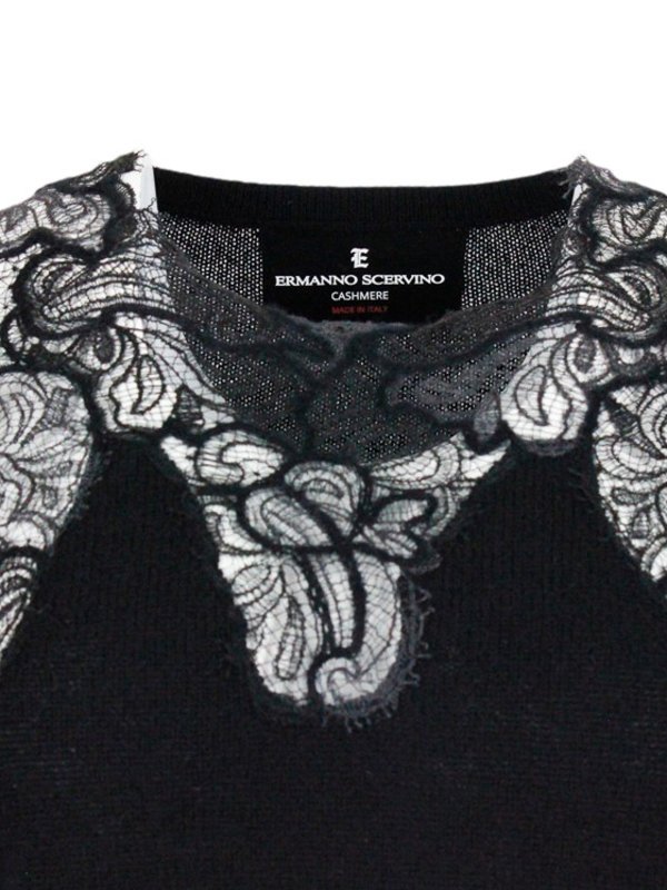 Suéter Cuello Redondo - Negro shop online: ERMANNO SCERVINO