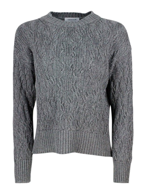 FABIANA FILIPPI: Pull col rond - Pull Col Rond - Gris