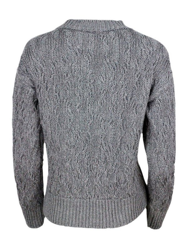 FABIANA FILIPPI: Pull col rond online - Pull Col Rond - Gris