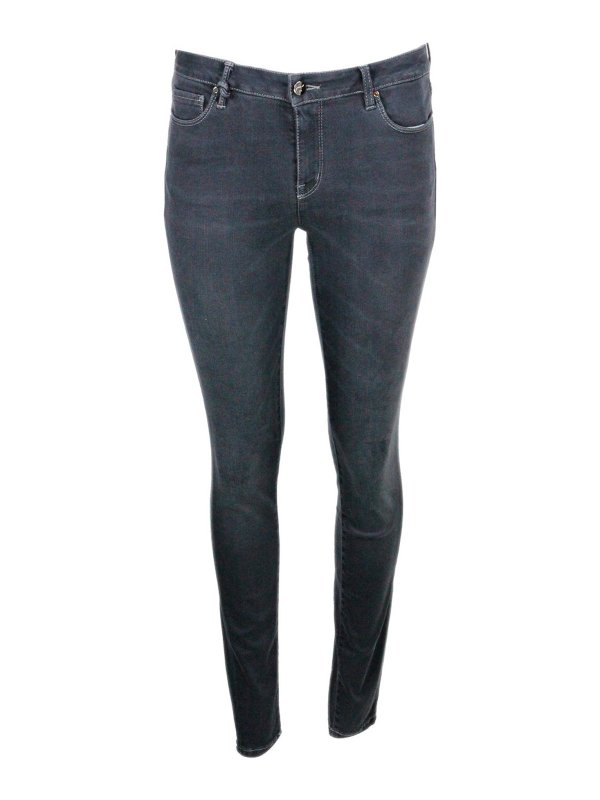 TRAMAROSSA: Skinny Jeans - Skinny Jeans - Grau
