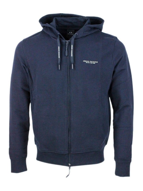 ARMANI EXCHANGE: スウェット＆セーター - スウェットシャツ/セーター - ブルー