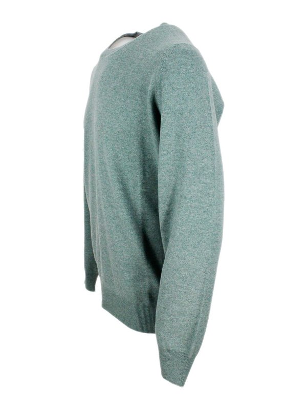 iKRIX BRUNELLO CUCINELLI: Pull col rond - Pull Col Rond - Vert