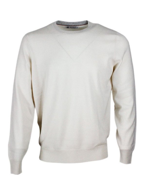 BRUNELLO CUCINELLI: crew necks - Cashmere crewneck sweater