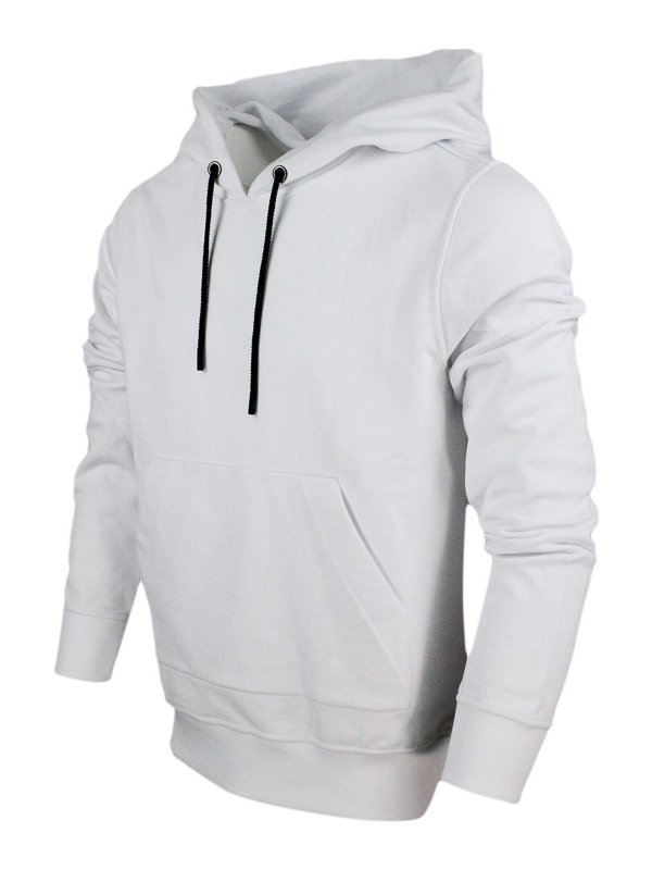 iKRIX KITON: Sweatshirts & Sweaters - Cotton hoodie with terrycloth logo