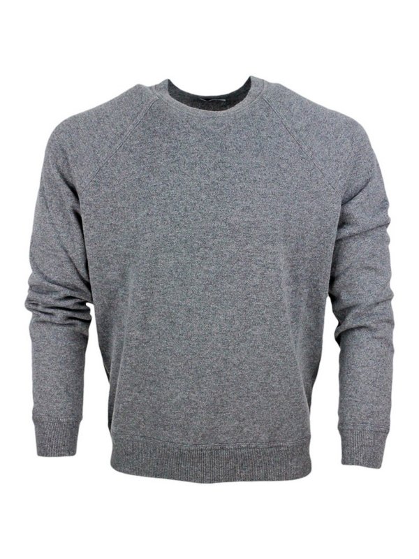 MALO: crew necks - Cashmere sweater with raglan sleeves