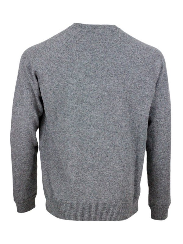 MALO: crew necks online - Cashmere sweater with raglan sleeves