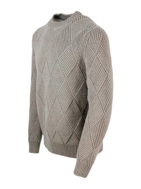 The Best Shops MALO: クルーネック - クルーネック - ベージュ