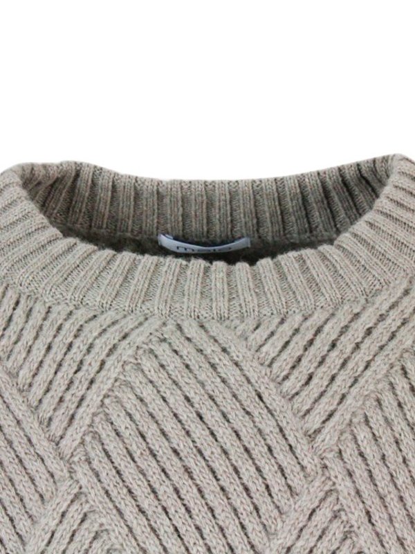 クルーネック - ベージュ Replica 
online: MALO