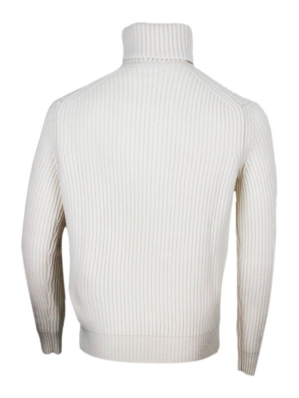 MALO: Col roulé & Col polo online - Pull Col Roulé - Blanc