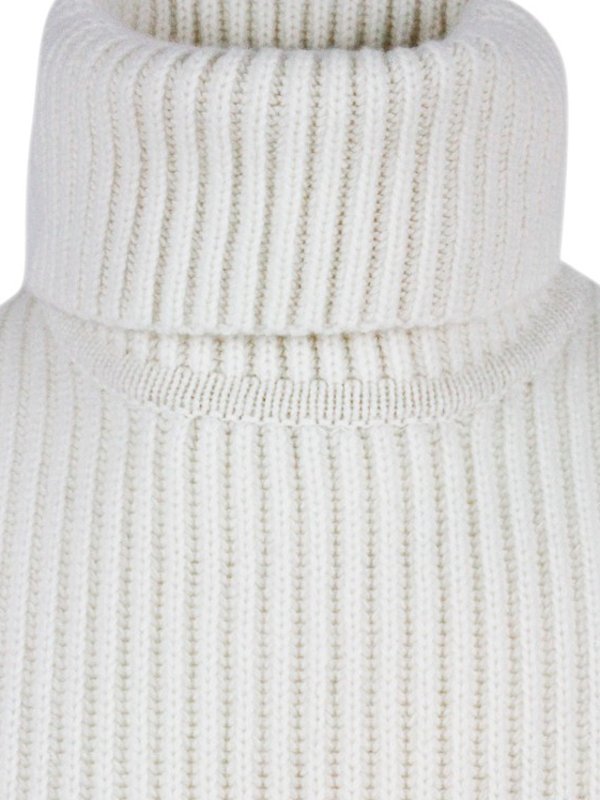 Pull Col Roulé - Blanc shop online: MALO