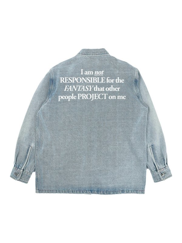 PLEASURES: casual jackets online - Mentor denim work jacket