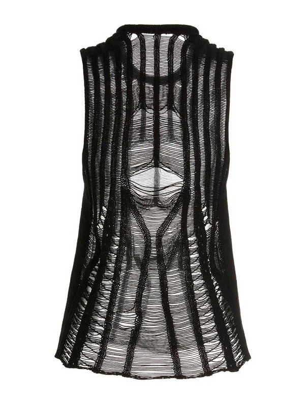 DION LEE: Tops & Tank tops online - Braid Reflective top