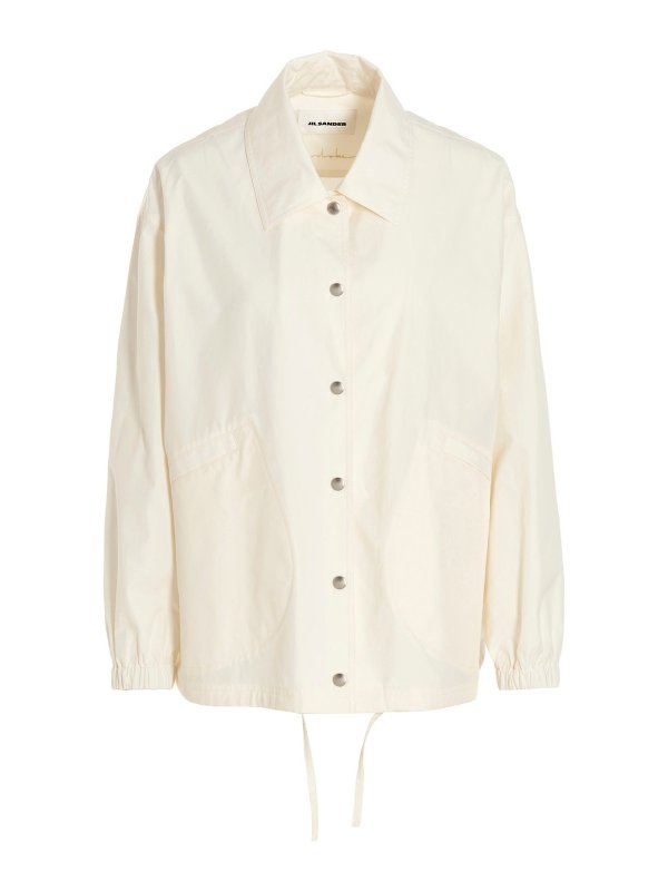 JIL SANDER: カジュアルジャケット - カジュアルジャケット - 白