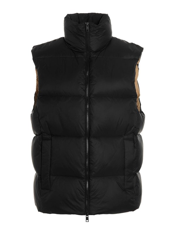 m.s.g.m.: padded jackets - Tech fabric padded vest