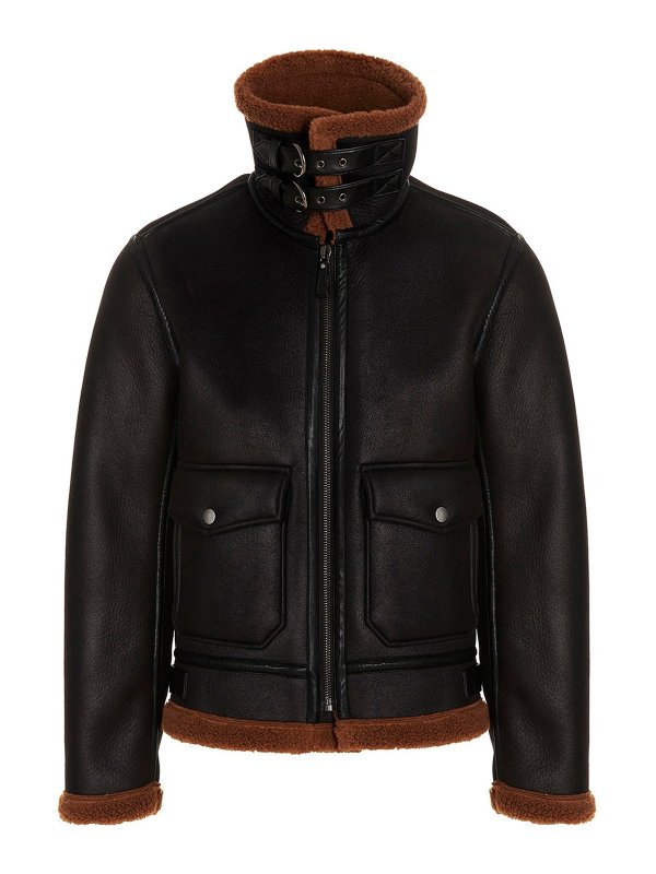 iKRIX A.P.C.: Pelz und Shearling - Pelz - Schwarz