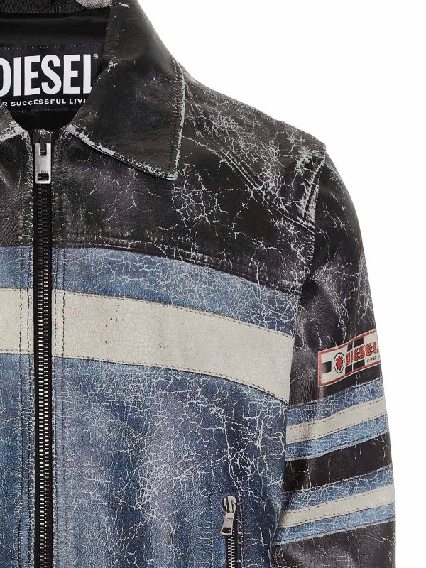 iKRIX DIESEL: leather jacket - Leather effect jacket