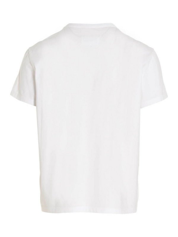 Maison Margiela: t-shirts online - Logo embroidery T-shirt